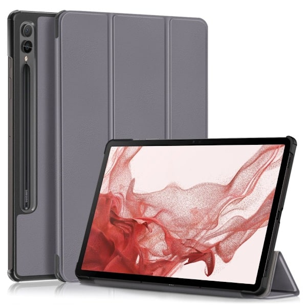 Samsung Galaxy Tab S9 Kotelo Tri-Fold Harmaa