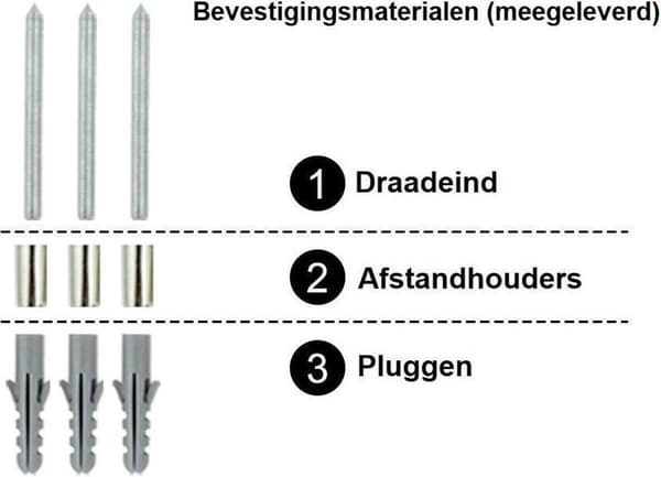 Moderne #Sort #Husnummer #Nr.1 - 125mm