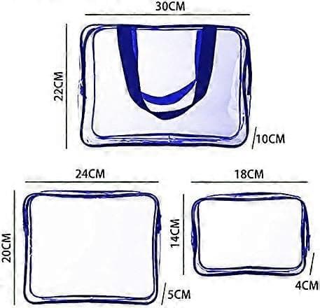 Transparent necessär för handbagage för resor och affärer