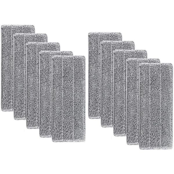 Superabsorberende moppehoved refills - Vaskbart mikrofiber moppehoved til husholdningsrengøring, vaskbar mikrofibermoppe (10 stk)