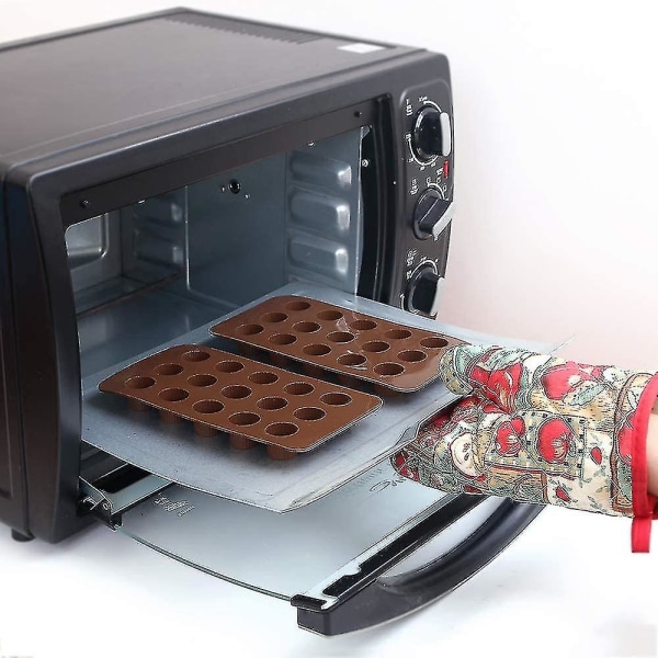 15 håls minikopp chokladformar, set med 4 non-stick livsmedelskvalitet silikonformar för godis keto fettbomber, choklad