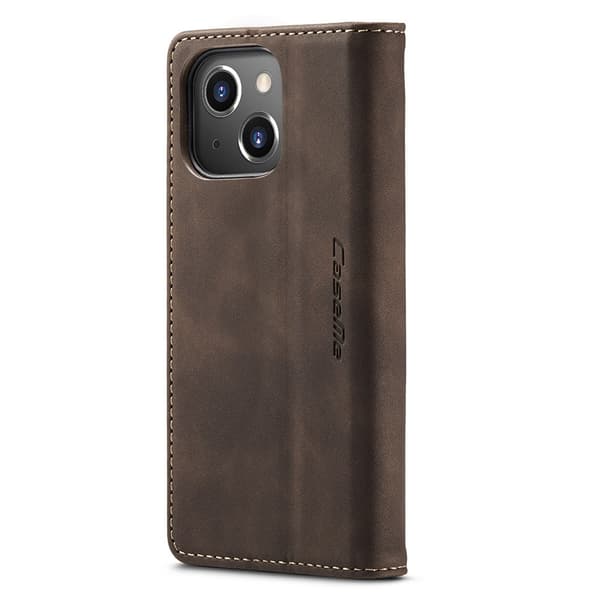 CaseMe Slim Wallet Case iPhone 15 Brown