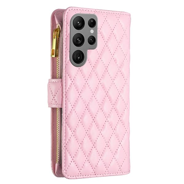 Samsung Galaxy S24 Ultra Case Diamond Multifunctional Pink