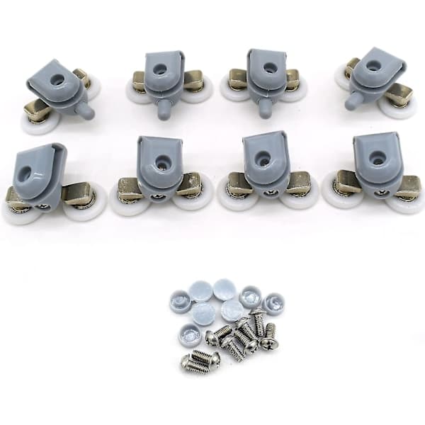 8-pak dobbelt bruserrulle 23 mm diameter badeværelse reservedele
