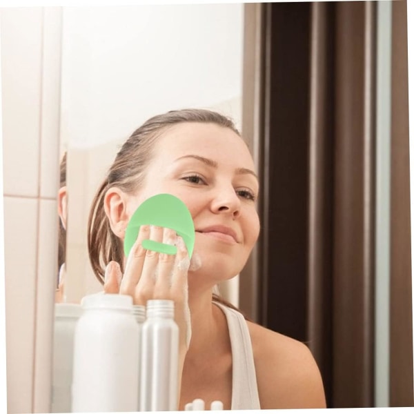 Silikon ansiktsrengöringsborste Massager Exfoliator Scrubber Manual
