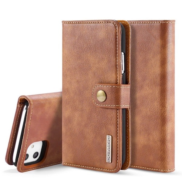 iPhone 11 - DG.MING Pung Etui/Magnetisk Skal - Brun Brown Brun