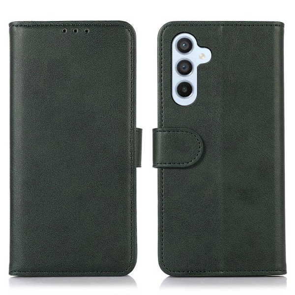 Samsung Galaxy A34 5G Fodral Solid Läder Grön