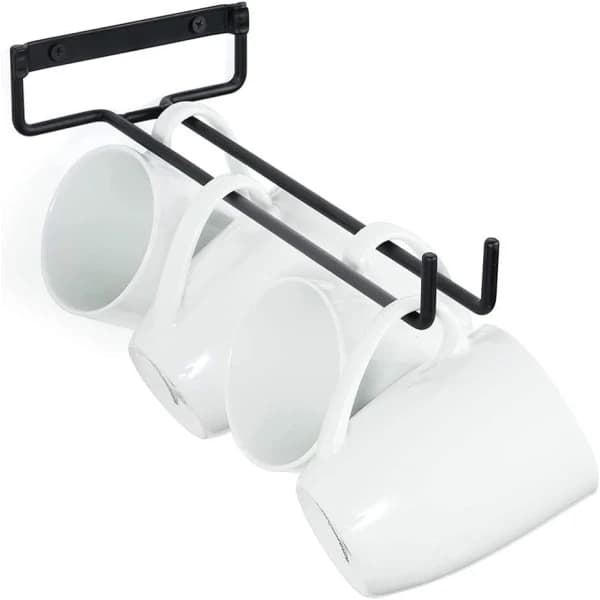 2-delt vinglassholder (svart)