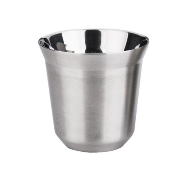 1 stk. Vannkrus i rustfritt stål, dobbelt vegg, varmeisolerende ølkopp for kaffe, juice, te (Størrelse S)