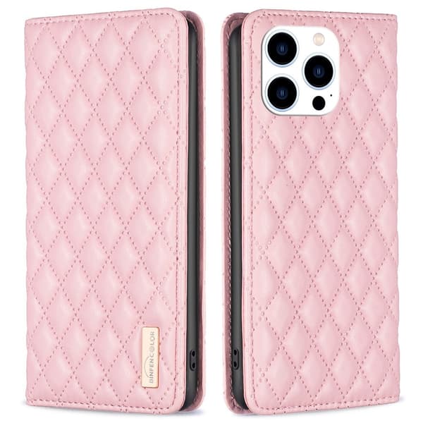 iPhone 16 Pro Max Deksel Diamond Flip Rosa