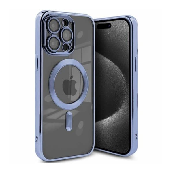 Luksus Mobilcover med Magsafe iPhone 15 Pro Max - Blå