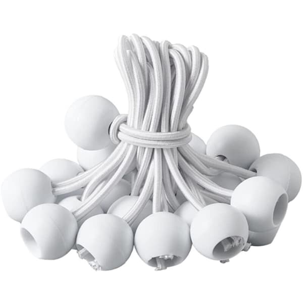 Presenningsstrammer, Ballstrammer, Svart Elastisk Strammer, Elastisk