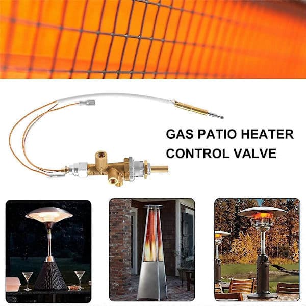 Gasterrassevarmer Kontrollventil Termoelement Sensor Tippbryter Vreder Propan Ildsted Kontroll Sikkerhet