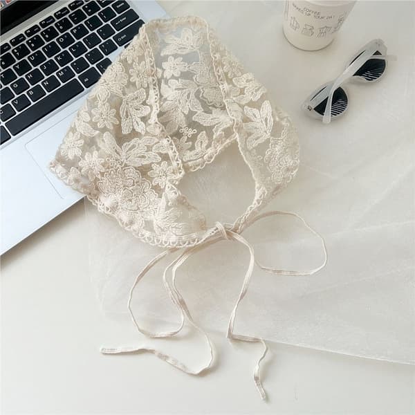 Blommönstrad Triangelscarf 1 1