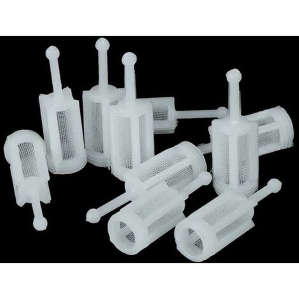 10 stk fargefilter Gravitasjonsfilter Engangssprayfilter Gravitasjonsfilter universelt finmaskfilter 1,1*3,6 cm