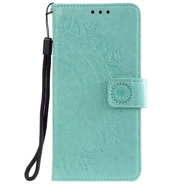 Samsung Galaxy S21 Plus - Mandala Lompakkokotelo - Vihreä Green Vihreä