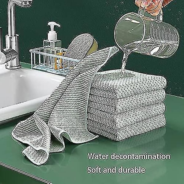 Fiskfjällstrasor Mikrofiber Glasrengöringsdukar 5-pack Mikrofiber Bilrengöringsdukar Lintfri Disktrasa