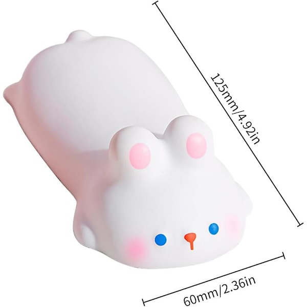 4 stk. Musehåndledsstøtte Sød Håndledsstøttepude Kawaii Dyr Kæledyr Pudeform Håndledsarmstøtte Skum Håndled Skridsikker Skrivebordstilbehør til Kvinder Kontor