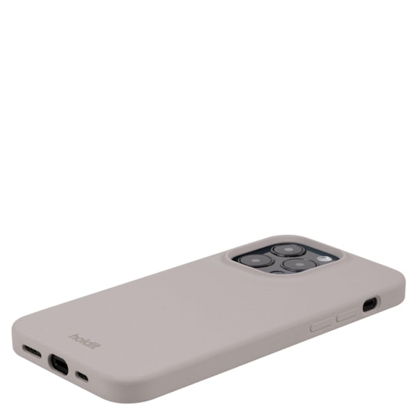 holdit iPhone 15 Pro Max Mobilskall Silikon Taupe
