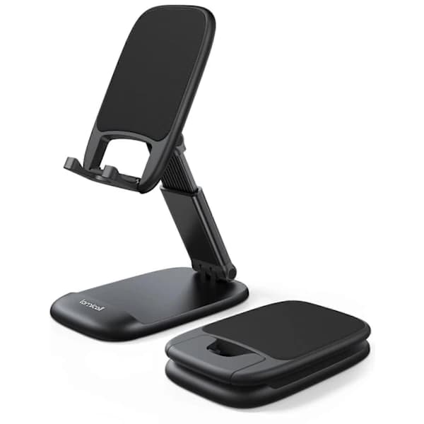 [PL] Vikbart telefonställ för skrivbord - Höjdjusterbart mobiltelefonställ