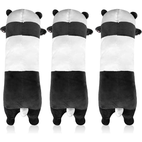 Superblød Plys Panda Kat Pude til Sidesovere 70cm