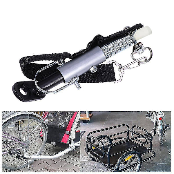 Universal Cykelvagnskoppling Snabbkoppling Stål Länk Trailer Koppling Adapter Fäste