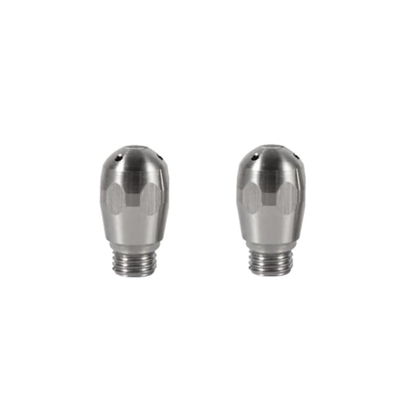 2 Pak Rustfrit Stål 4 Hull Kaffemaskine Dampdyse Universal