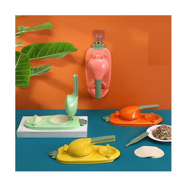4 stk. Dumpling DIY Dumpling Maker 2 I 1 Dumpling Maker Multifunksjon DIY Manuell Dumpling Press Mold