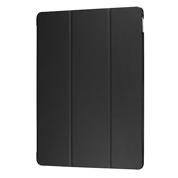 iPad Pro 12.9 (2017) - Tri-Fold Læder Etui - Sort Black Sort