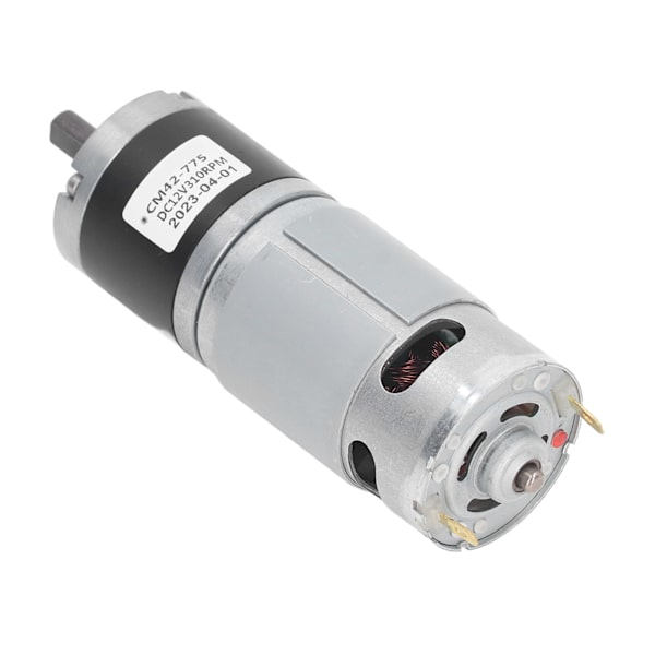DC-planeettavaihdemoottori kupariroottori suuri vääntömomentti CW CCW DC-alennusmoottori DC12V 310RPM