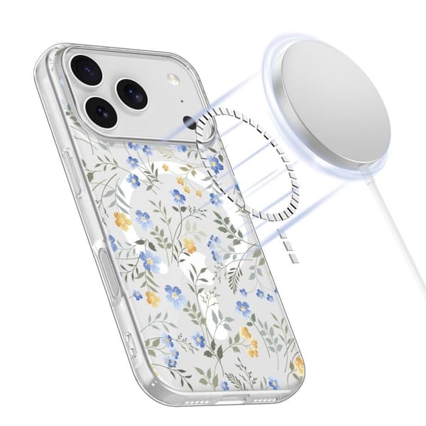 Tech-Protect iPhone 17 Pro Deksel MagSafe FlexAir Spring Flowers