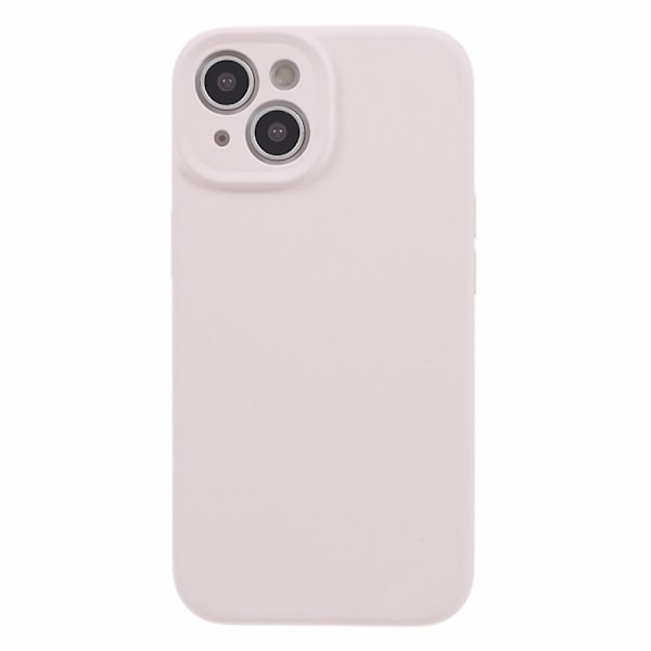 iPhone 15 Plus Kuori Nestemäinen Silikoni Vaaleanpunainen