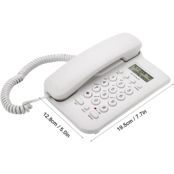 Lankapuhelin LCD-näytöllä