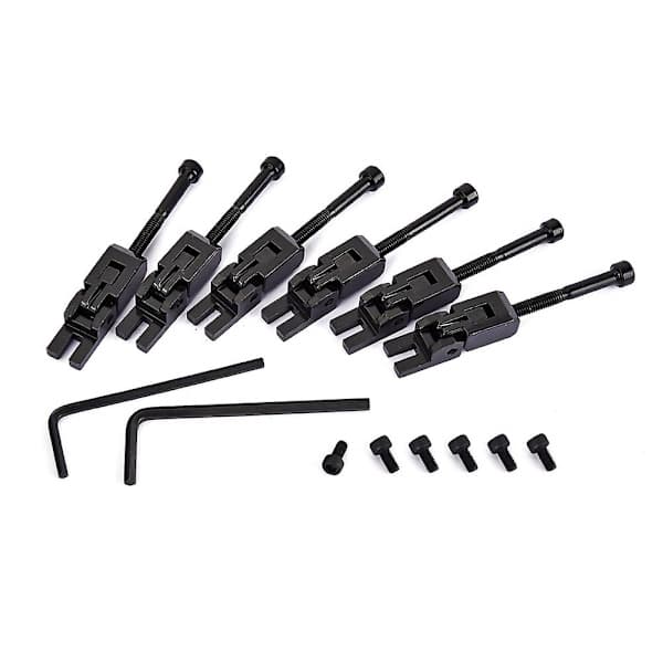 6 kpl Double Locking System Rose Guitar Tremolo -talla, sininen
