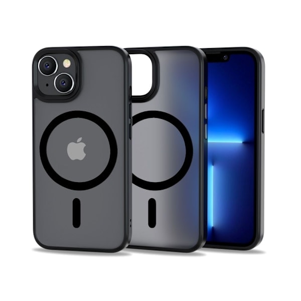 Tech-Protect iPhone 14 Kuori MagSafe MagMat Matt Musta