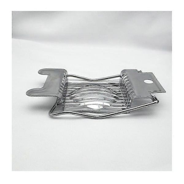 Äggskärare Plast/Rostfritt Stål Silver/Vit 14 x 9,5 cm