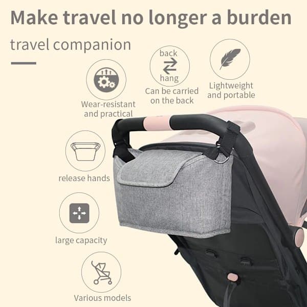 Barnvagnsorganisatör för blöjbyte blå 30cm*17cm*12cm