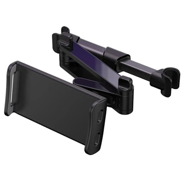 Fällbart bilnackstöd telefon/iPad-hållare 360° roterbar