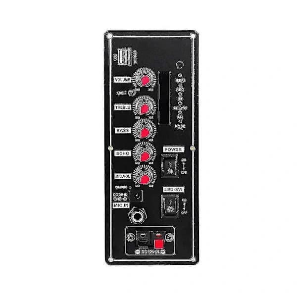 [PL】7.4V förstärkarkort Square Dance 2x10w högtalarförstärkare stöder Bluetooth Aux U-disk 5-8 tums högtalare Diy hemmabio