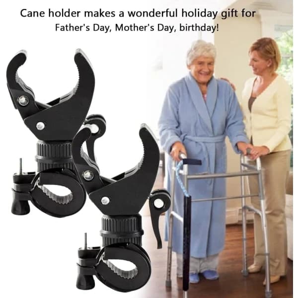{PL}2-pack käpphållare för rollator, rullstol, stol - Universal Acc