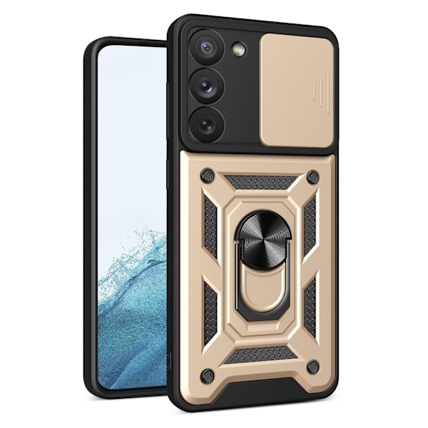 Samsung Galaxy S23 Deksel CamShield Ring Hybrid Gull