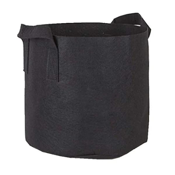 {PL}5-pak Växtsäckar - Sorte Åndbare Stofposer, Luftningsstofposer 30*30*35CM