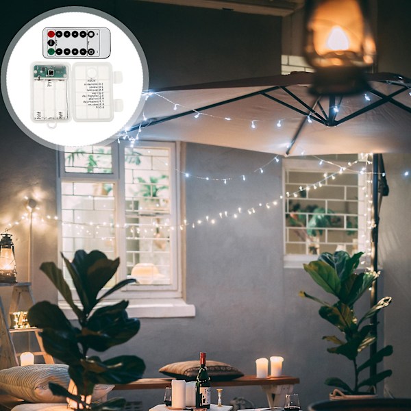 1 Set Multi-mode USB String Lamp Batterilåda Tillbehör USB Batterilåda