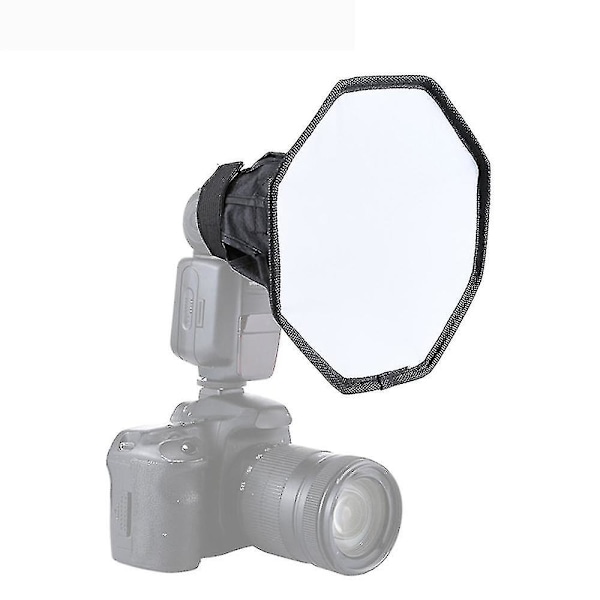 20 cm Universal Octangle Stil Foldbar Flash Lys Diffuser Octagon Speedlight Diffuser Softbox Soft Box Til Canon Nikon