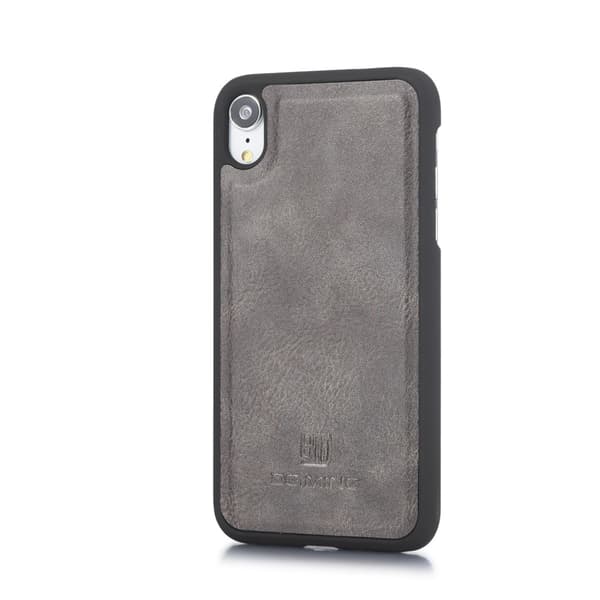 DG.MING 2-in-1 Magneettilompakko iPhone XR Ruskea
