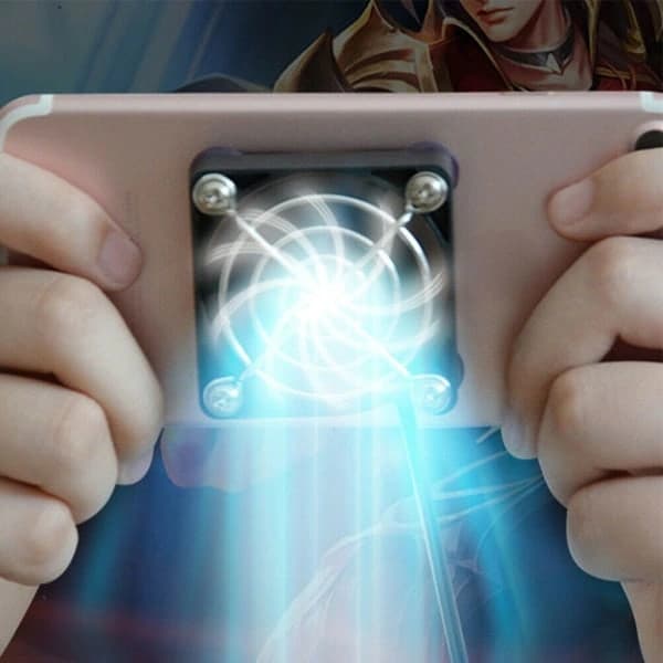 Sort USB Køleplade Controller Tablet Bærbar Ventilatorholder Telefonkøler Hurtigkøler Gadget Universal 5V