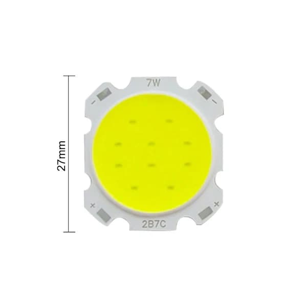 LED Kilde Chip Lysdiode VARM HVIT 7W 7W varm hvit 7W-7W