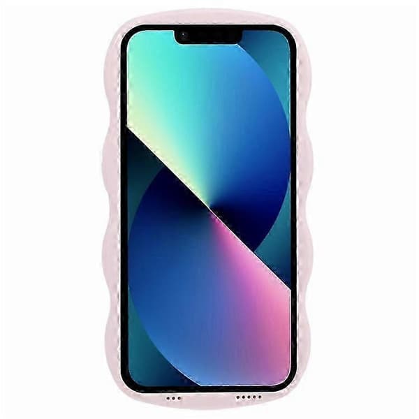 WT Series iPhone 13 Case, Wavy Edge Hard PC + Soft TPU Protective Cover, Slim Phone Case