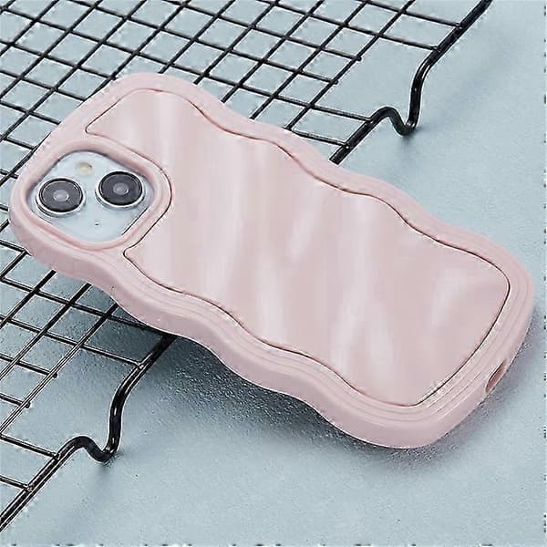 WT Series iPhone 13 Case, Wavy Edge Hard PC + Soft TPU Protective Cover, Slim Phone Case