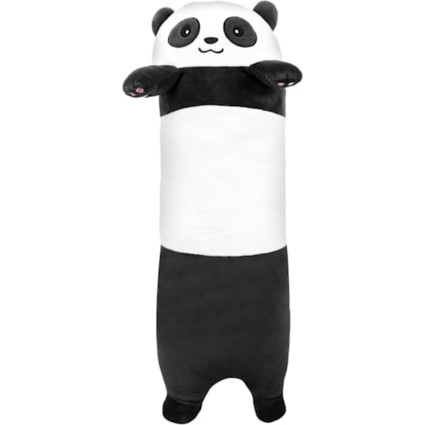 Superblød Plys Panda Kat Pude til Sidesovere 70cm